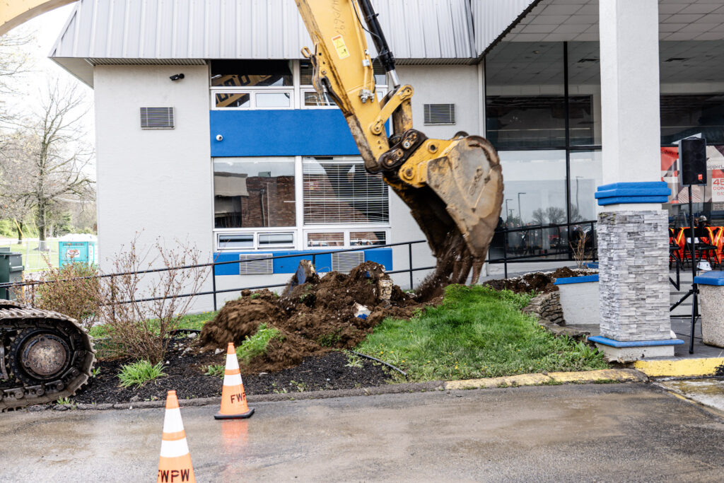 Demolition of old Fort Wright Days Inn Begins
